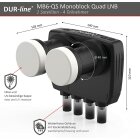 DUR-line MB6-QS Monoblock Quad - LNB