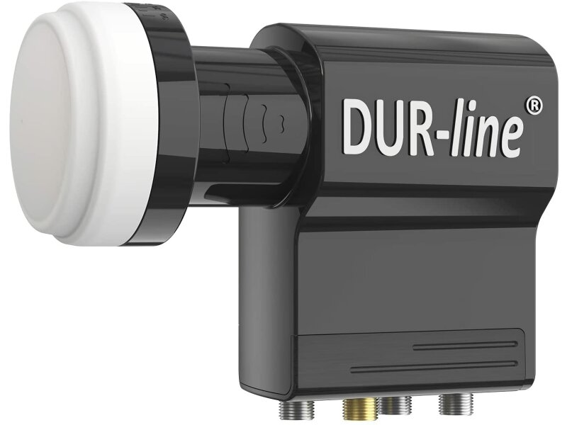 DUR-line UK 124-3L dCSS - Unicable LNB - Einkabelsystem für 27 Teilnehmer (24 Unicable dCSS+3 Legacy Ausgänge) - Wetterfest - HD,4K,8K,3D Ready
