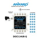 ANKARO ANK DOCS 24UB-Q Einkabelmultischalter Unicable für 24 bis zu Teilnehmer, inkl. Netzteil