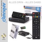 Ankaro DCR 3000 Plus digitaler 1080p Full HD Kabel-Receiver für Kabelfernsehen (HDTV, DVB-C/C2, HDMI, Scart, Coaxial, Mediaplayer, USB) automatische Installation?schwarz