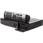 Ankaro AVA Digitaler UHD 4K Satelliten Receiver DVB-S2X H.265 mit alphanumerischem Display und USB Aufnahmefunktion, schwarz