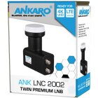 Ankaro LNC 2002 Twin Premium mit ausziehbaren Wetterschutz, LTE protectet, 3D, 4K und UHD Ready