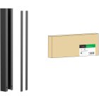 PureMounts® Schreibtisch Kabelkanal magnetisch 35 cm Länge, schwarz