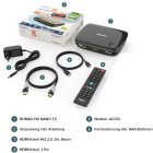 Humax HD Nano T2 HD Receiver Set mit HDMI Kabel / DVB-T2 Receiver für Antennen-Fernsehen / mit PVR Aufnahmefunktion / unterstützt freenet TV / schwarz