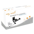 mywall HB5WL Lautsprecher-Wandhalterung einstellbar ohne Werkzeug Neigbar+Schwenkbar 25 kg Weiß, 2 Stück