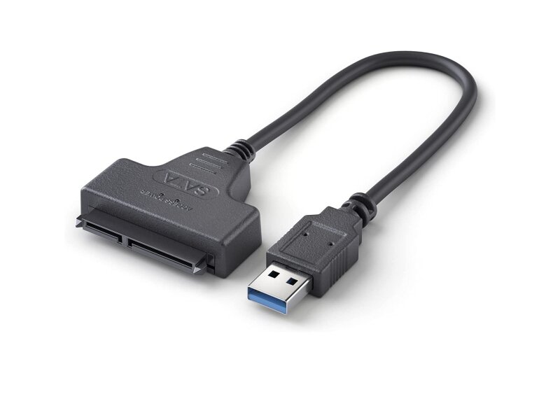 USB 2.0 (A auf Mini-B) + Micro-B-Adapter (Stecker). 30/35cm