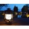 ChiliTec LED Camping Laterne Garten-Laterne Retro Design I Dimmbar Batteriebetrieb 4x AA Mignon 23,5cm Bügel Warmweiß, 2 Stück