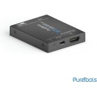 PureTools HDCP-Konverter mit Down-Scaling, HDCP 2.3 auf HDCP 1.4, 4K Skalierung auf 1080p, 4K(60Hz 4:4:4) und HDR10 Unterstützung, HDMI 2.0