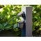 Steckdosensäule 4-Fach Gartensteckdose TRIX IP44 Aussensteckdose mit Schutzdeckel Steckdosenverteiler für Beleuchtung elektronische Geräte 40x13x13cm Anthrazit
